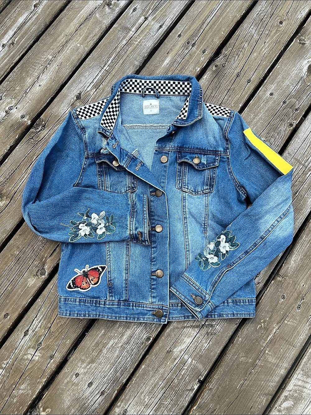 Halsey Hopeless Fountain Kingdom Tour Denim Jacket Blue